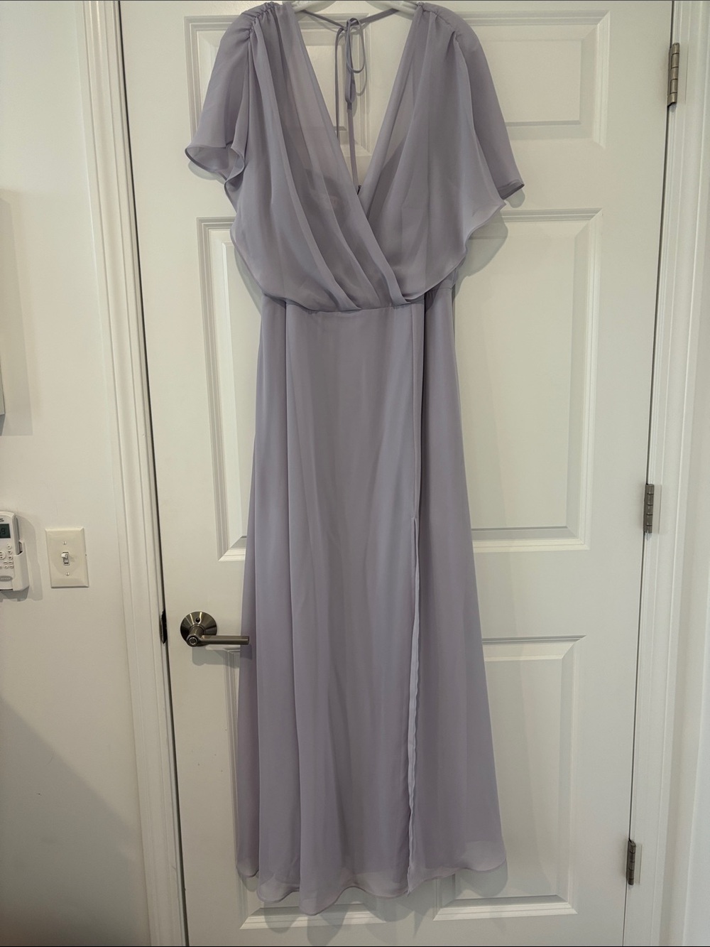 Birdy Grey Chiffon Bridesmaid Dress in Dusty Lilac- Style name “Violet” - Picture 4 of 8